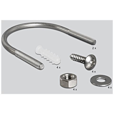 88454, IEEE 802.11b, IEEE 802.11g, IEEE 802.11n, 2.4 - 2.5, Omnidirezionale, Tipo N, Argento, Bianco, -20 - 65 °C - Foto 1